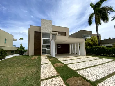 Casa de Condomínio com 4 Quartos à venda, 397m² no Alphaville (Abrantes), Camaçari