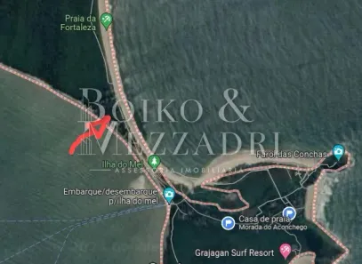 Terreno / Lote / Condomínio à venda, 900m² no Ilha do Mel, Paranaguá