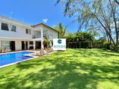 Casa de Condomínio com 5 Quartos para venda ou aluguel, 910m² no Busca Vida (Abrantes), Camaçari