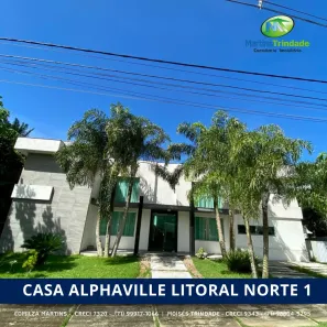 Casa de Condomínio com 5 Quartos à venda, 260m² no Alphaville (Abrantes), Camaçari
