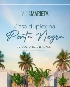Casa de Condomínio com 2 Quartos para alugar, 70m² no Ponta Negra, Manaus