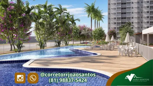Apartamento com 3 Quartos à venda, 73m² no Capibaribe, São Lourenço da Mata