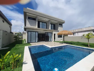 Casa de Condomínio com 4 Quartos à venda, 500m² no Alphaville (Abrantes), Camaçari