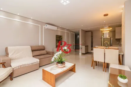 Apartamento com 2 Quartos para alugar, 97m² no Aparecida, Santos