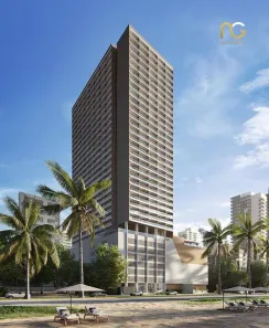 Flat com 1 Quarto à venda, 46m² no Tupi, Praia Grande