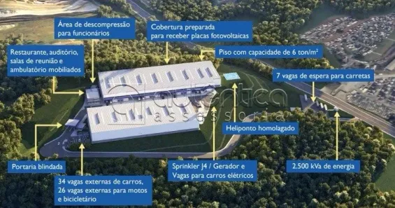 Galpão / Depósito / Armazém para alugar, 2258m² no Lagoa, Araçariguama