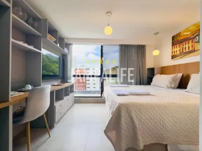 Flat com 1 Quarto à venda, 24m² no Cabo Branco, João Pessoa