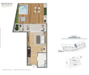 Loft com 1 Quarto à venda, 64m² no Itaipava, Petrópolis
