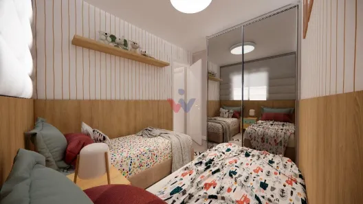 Apartamento com 2 Quartos à venda, 43m² no Loteamento Bieda, Campo Largo