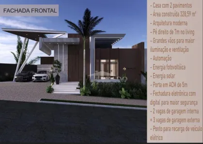 Casa de Condomínio com 5 Quartos à venda, 329m² no Royal Boulevard, Ibiporã