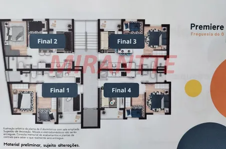 Apartamento com 2 Quartos à venda, 37m² no Vila Palmeiras, São Paulo