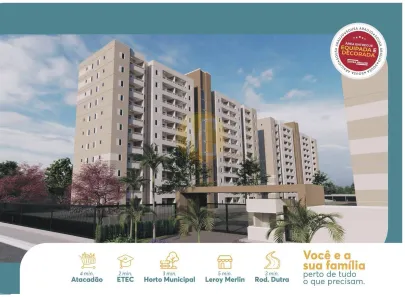 Apartamento com 2 Quartos à venda, 47m² no Jardim Gurilândia, Taubaté