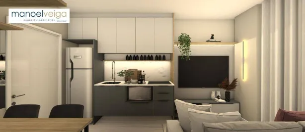 Apartamento com 1 Quarto para venda ou aluguel, 24m² no Alto da Rua XV, Curitiba
