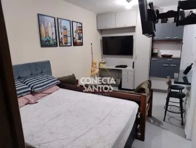 Kitnet com 1 Quarto à venda, 34m² no Ponta da Praia, Santos