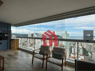 Apartamento com 3 Quartos para alugar, 129m² no Aparecida, Santos
