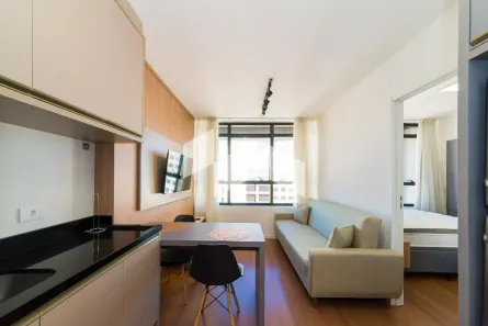 Apartamento com 1 Quarto para alugar, 29m² no Centro, Curitiba