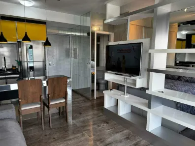 Apartamento com 1 Quarto para alugar, 33m² no Santo Amaro, São Paulo