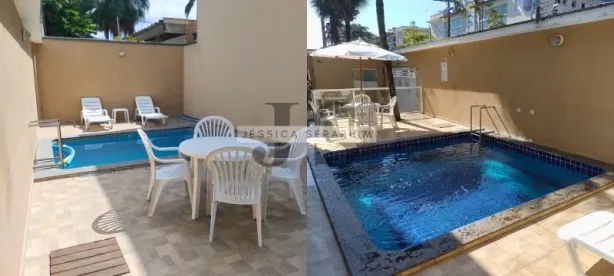Casa de Condomínio com 3 Quartos para venda ou aluguel, 87m² no Loteamento João Batista Julião, Guarujá