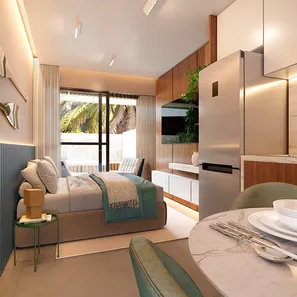 Loft com 1 Quarto à venda, 21m² no Porto de Galinhas, Ipojuca