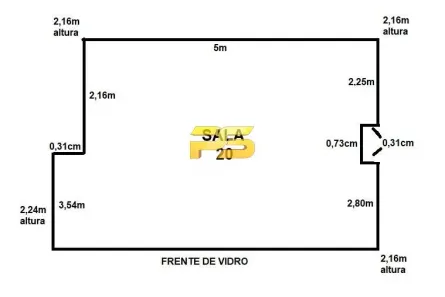 Conjunto Comercial / Sala à venda, 40m² no Tambaú, João Pessoa