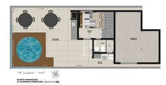 Cobertura com 2 Quartos à venda, 114m² no Ana Lúcia, Sabará