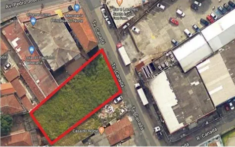 Terreno / Lote / Condomínio para alugar, 834m² no Vila Paulista, Cubatão