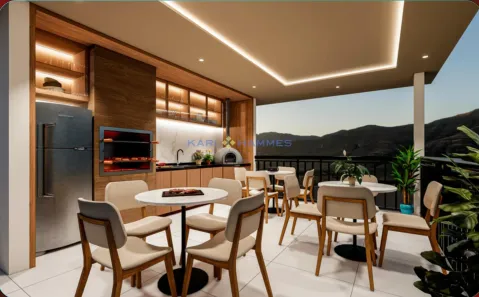 Apartamento com 2 Quartos à venda, 52m² no Castelanea, Petrópolis
