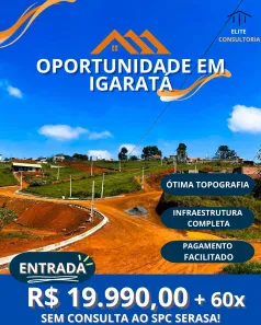 Terreno / Lote / Condomínio à venda, 600m² no Centro, Igaratá
