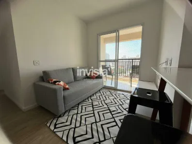 Apartamento com 2 Quartos para alugar, 62m² no Marapé, Santos