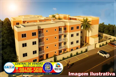 Apartamento com 2 Quartos à venda, 46m² no Santo Expedito, Itaboraí
