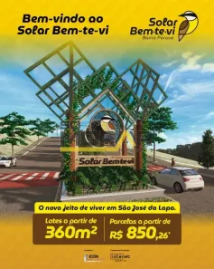 Terreno / Lote / Condomínio à venda, 360m² no Granjas Reunidas São Vicente, São José da Lapa