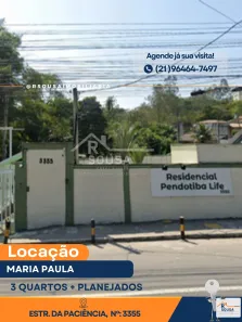 Apartamento com 3 Quartos para alugar, 80m² no Maria Paula, Niterói