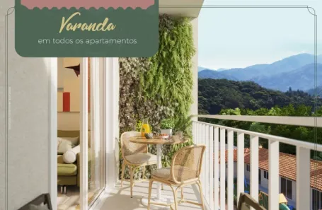 Apartamento com 2 Quartos à venda, 55m² no Nogueira, Petrópolis
