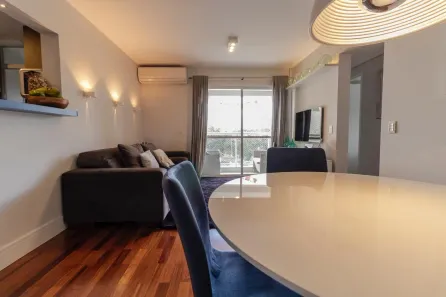 Apartamento com 2 Quartos para alugar, 80m² no Santo Amaro, São Paulo