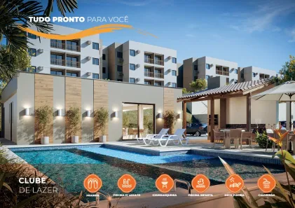 Apartamento com 2 Quartos à venda, 44m² no Garapu, Cabo de Santo Agostinho