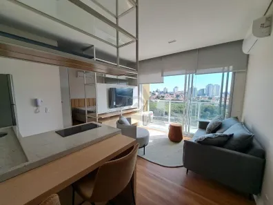 Apartamento com 1 Quarto para alugar, 38m² no Cambuí, Campinas