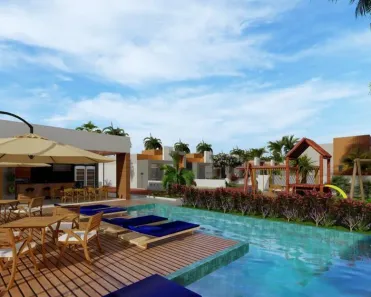 Casa de Condomínio com 1 Quarto à venda, 80m² no Centro, Camaçari