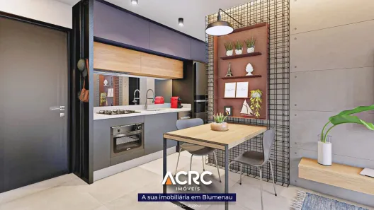 Apartamento com 1 Quarto à venda, 34m² no Fortaleza, Blumenau