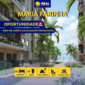 Apartamento com 3 Quartos à venda, 59m² no Maria Farinha, Paulista