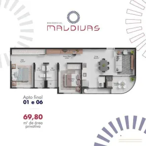 Apartamento com 2 Quartos à venda, 81m² no Velha, Blumenau