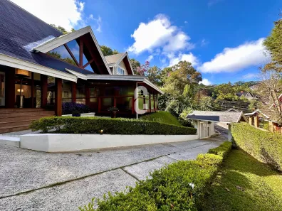 Casa de Condomínio com 5 Quartos para venda ou aluguel, 400m² no Colinas Capivari, Campos do Jordão