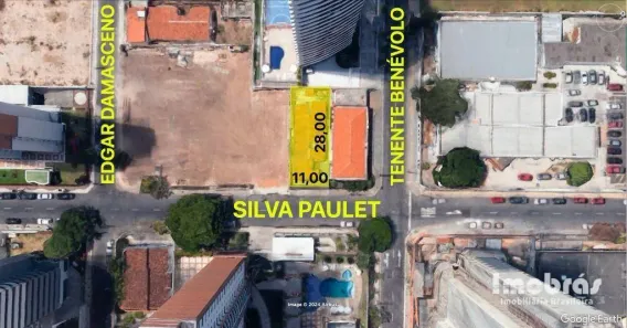 Terreno / Lote / Condomínio para venda ou aluguel, 308m² no Meireles, Fortaleza