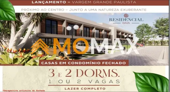 Casa de Condomínio com 3 Quartos à venda, 82m² no Chácara do Carmo, Vargem Grande Paulista