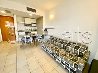 Flat com 1 Quarto para alugar, 47m² no Boqueirão, Santos
