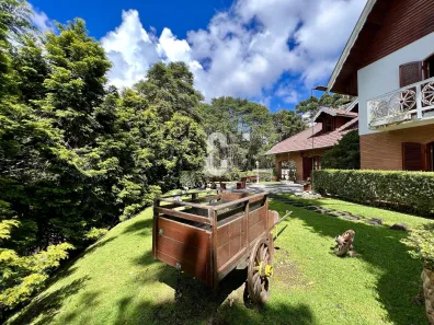 Casa de Condomínio com 6 Quartos para venda ou aluguel, 600m² no Lot Valeu Noiva, Campos do Jordão