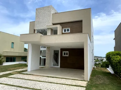 Casa de Condomínio com 4 Quartos à venda, 397m² no Alphaville (Abrantes), Camaçari