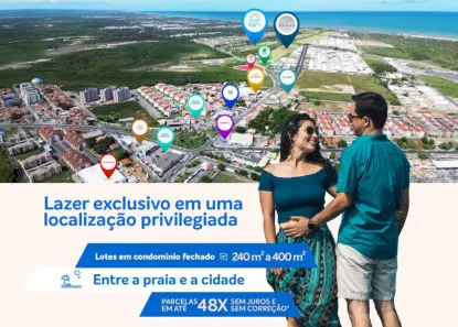 Terreno / Lote / Condomínio à venda, 400m² no Paraíso da Barra, Barra dos Coqueiros