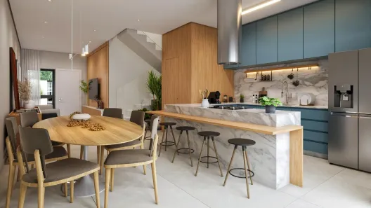 Casa de Condomínio com 3 Quartos à venda, 130m² no Água Verde, Curitiba