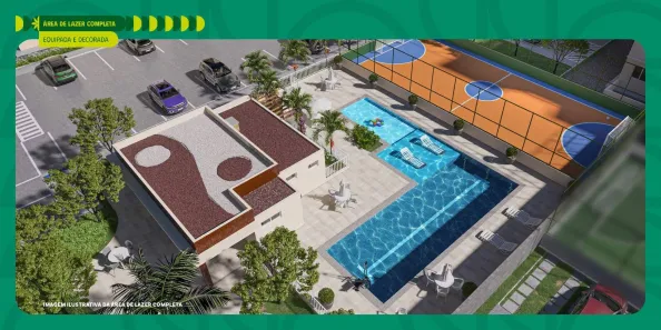Apartamento com 2 Quartos à venda, 43m² no Baixo, Barra dos Coqueiros