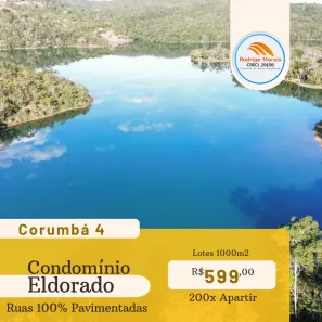 Terreno / Lote / Condomínio à venda, 1000m² no Centro, Corumbá de Goiás